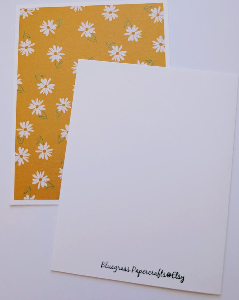 Handmade Assortment Set of 6 Floral Note Cards With Envelopes, Love ...