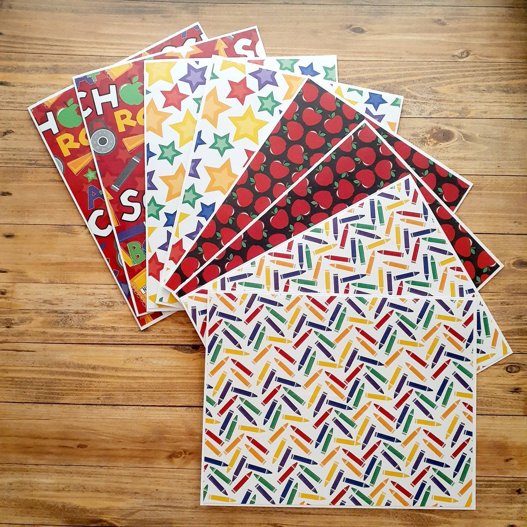Set of 8 Blank Notecards With Envelopes School Themed Teacher Gift - Etsy