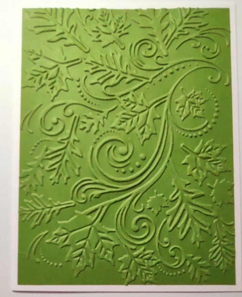 Set of 6 Hand Embossed Fall Blank Note Cards With Envelopes - Etsy