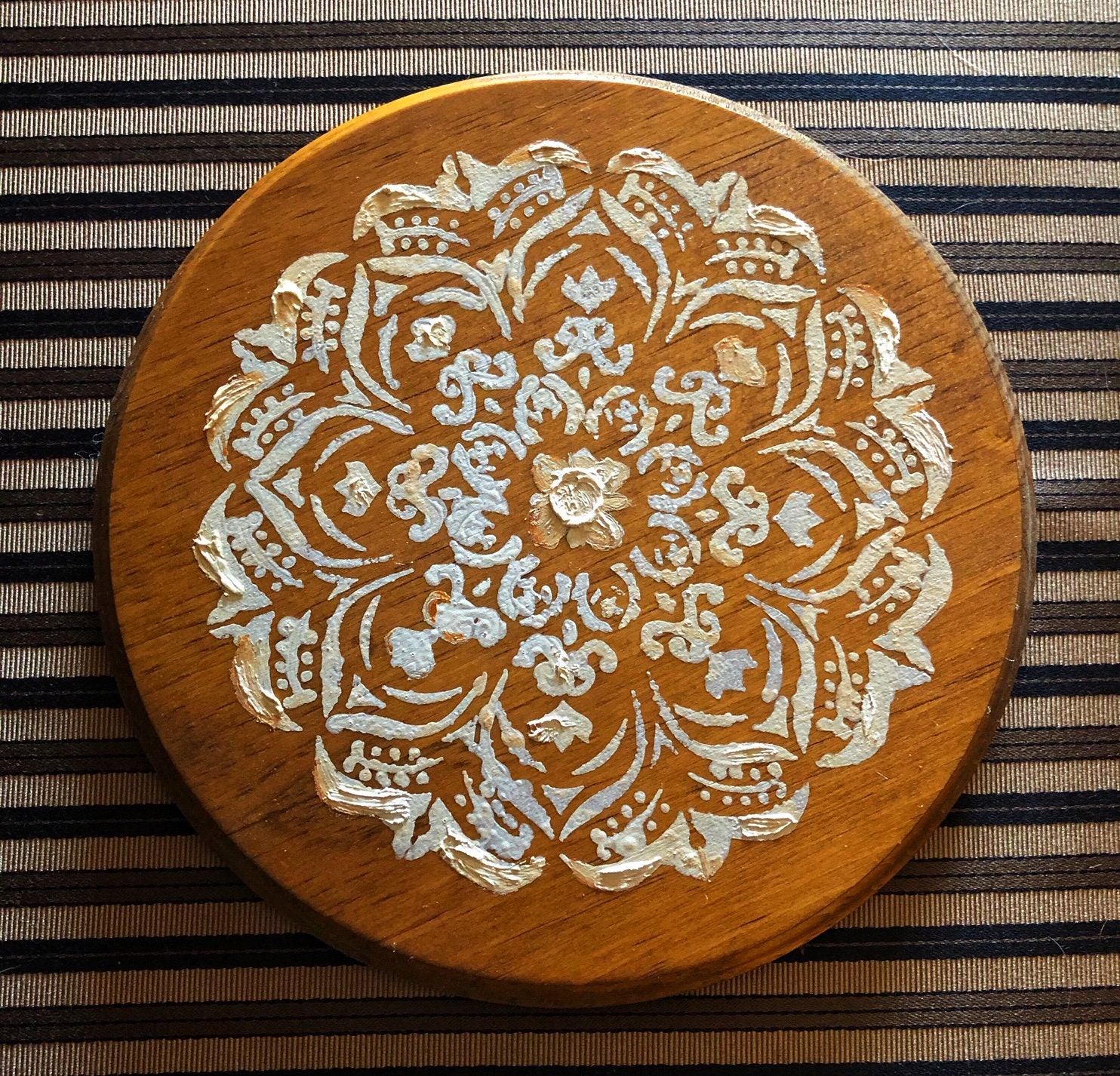 Mandala Wood Art Etsy