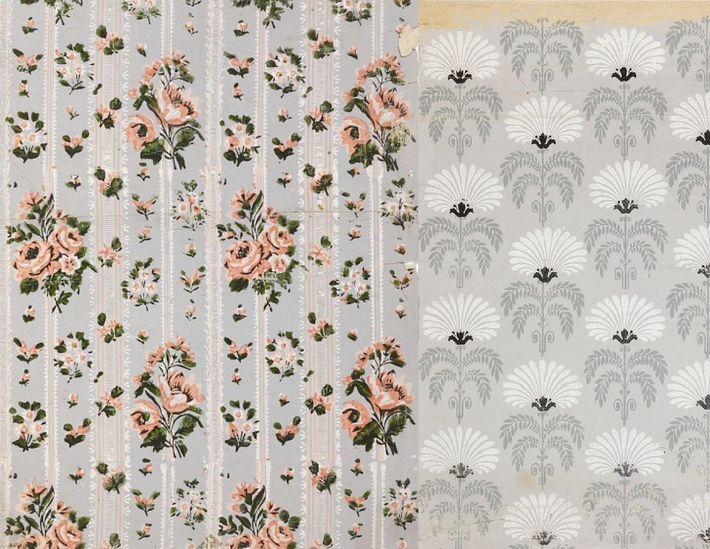 15 Vintage Antique Wallpaper Samples 5 Full Sheets for Junk Etsy