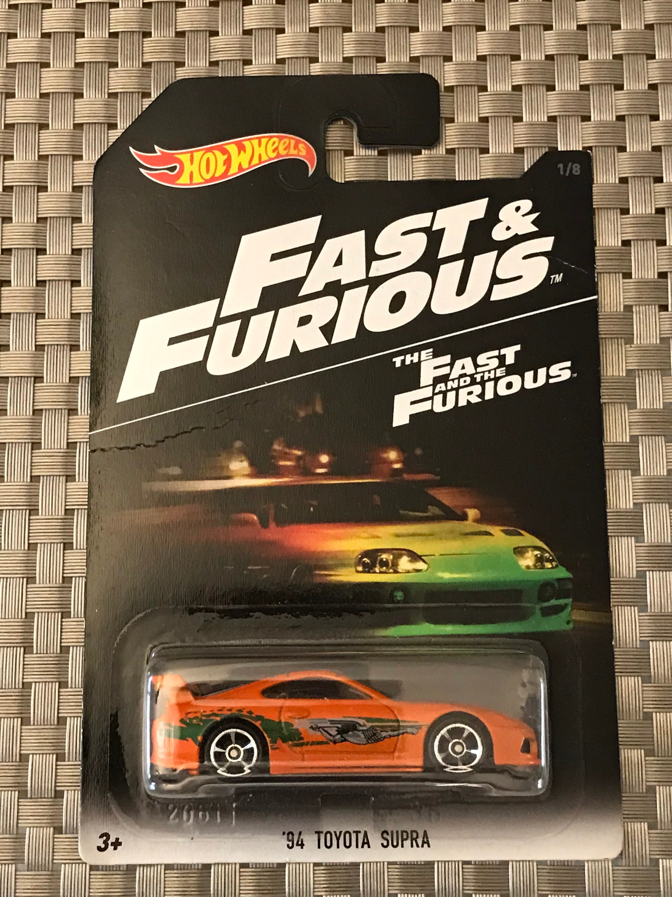 ホットウィール '94 トヨタ スープラ FAST&FURIOUS ブライアン 2023 Hot Wheels Fast & Furious 94 TOYOTA SUPRA Tooned Short Card