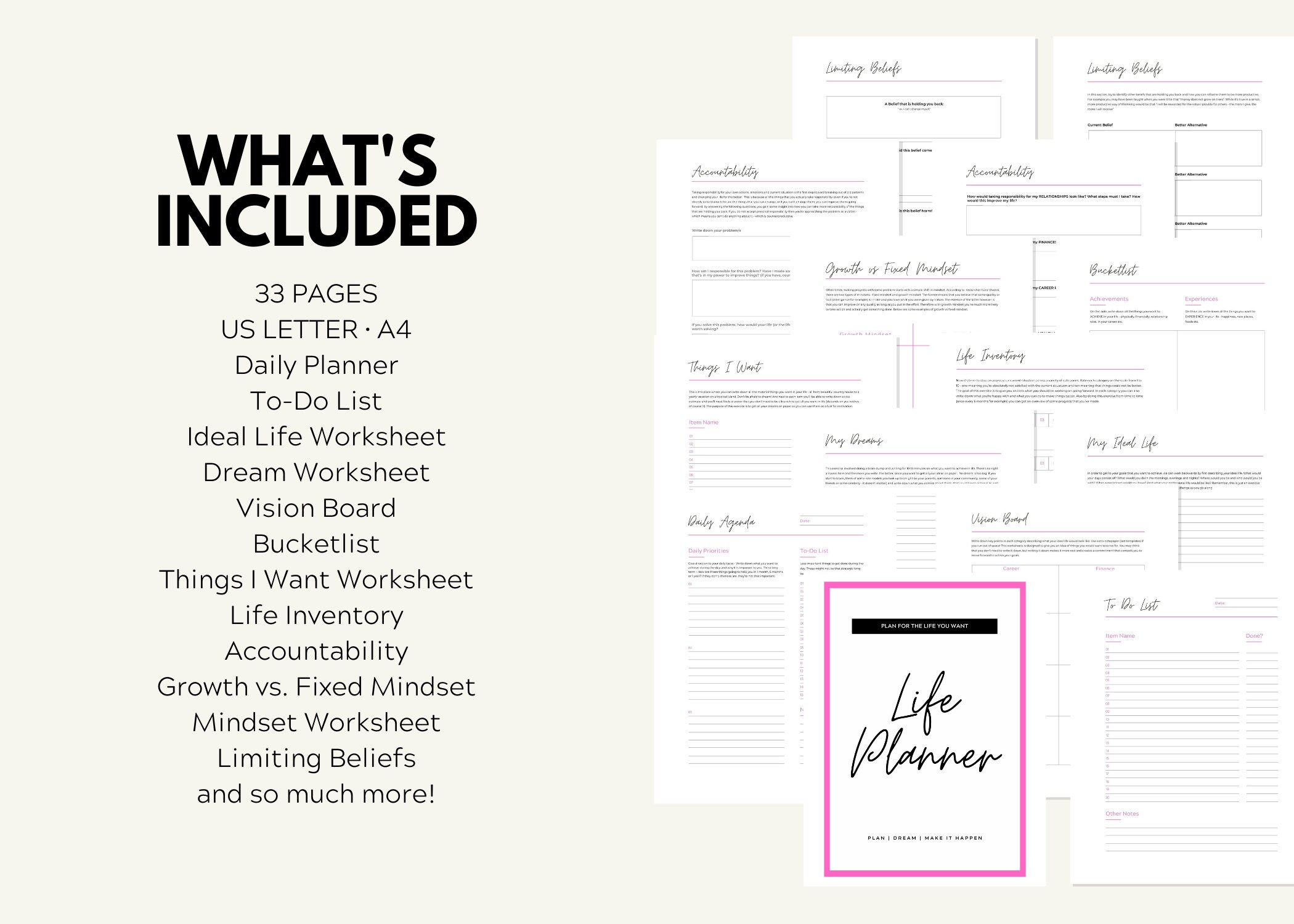 Ultimate Life Planner Life Planner Digital Ultimate Life - Etsy