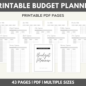 Finance Planner, Printable Financial Journal, Budget Planner Printable, Budget Planner Kit, Budget Binder, Budgeting Planner, Money Planning
