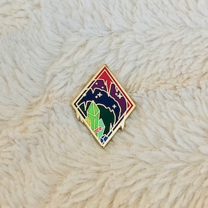Cave Dwelling Scenic Pin - Hard Enamel Pin