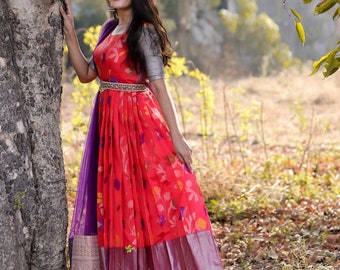 Buy Banarasi Gown Online In India 