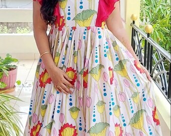 Kalamkari Gown - Etsy