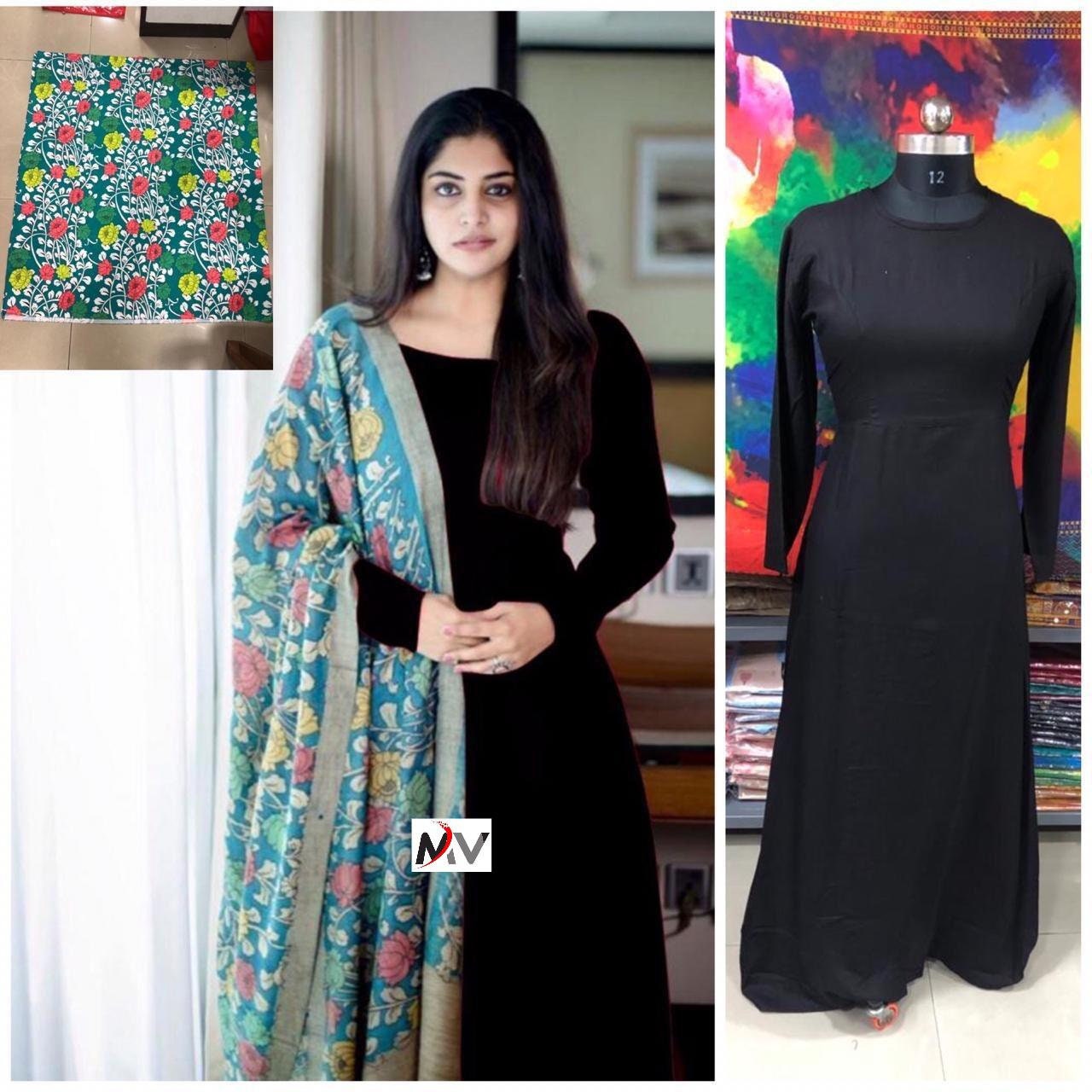 Attractive Indian Handmad Riyon Fabric anarkali Full Length - Etsy