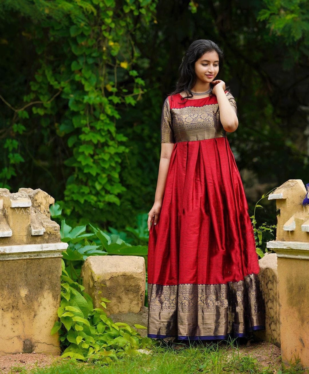 designer long frock