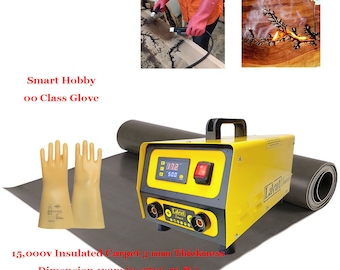 Lichtenberg Wood Burning Machine, Smart Hobby 00 Class Glove, Insulated Carpet