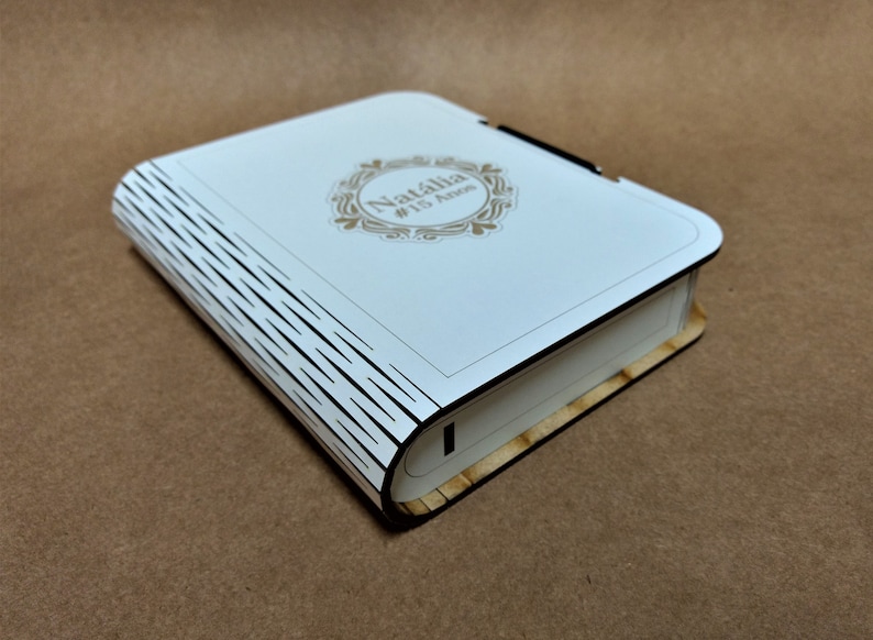 Lasercut Gift box photo album Digital file for Lasercut ...