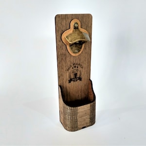 Wooden bottle opener Digital file for Lasercut cnc router, DXF, cdr, SVG, EPS, ai, vector template, download file, glowforge design