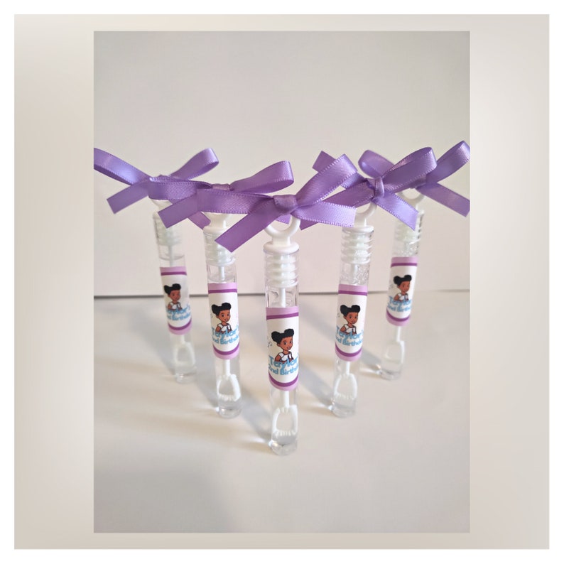 MINI Bubble Party Favors SET OF 5 Bubbles Custom Bubble Etsy