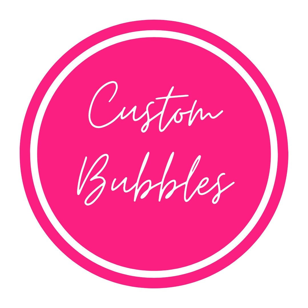 MINI Bubble Party Favors SET OF 5 Bubblescustom Bubble Wand Party