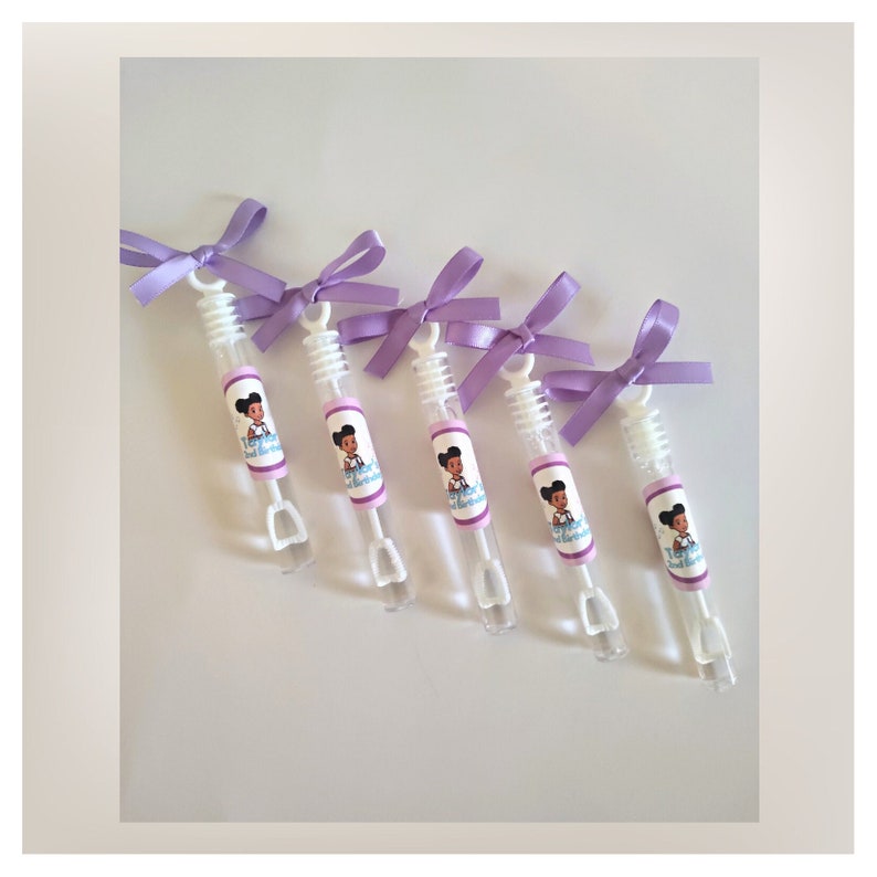 MINI Bubble Party Favors SET OF 5 Bubbles Custom Bubble Etsy