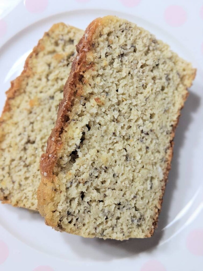 Keto Banana Bread Loaf Lowcarb Diabetic & Ketogenic Etsy