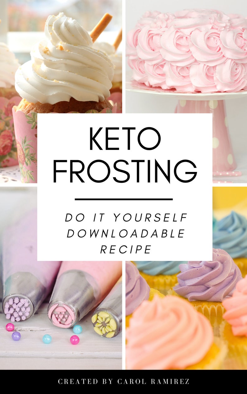 Keto Frosting Recipe Download. Easy Do It Yourself Guide With Etsy