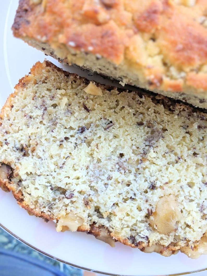 Keto Banana Nut Pound Cake 16 Serv 2.5 Net Carbs ea Keto Etsy