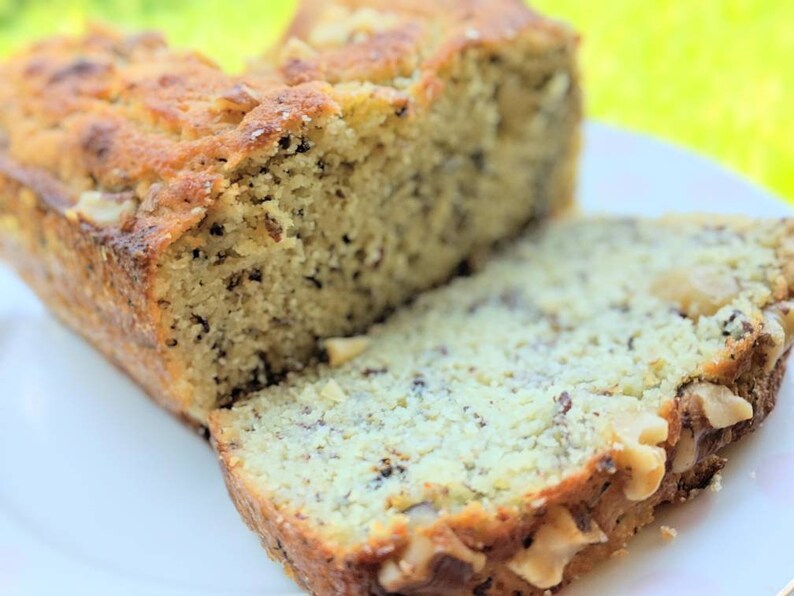 Keto Banana Nut Pound Cake 16 Serv 2.5 Net Carbs ea Keto Etsy