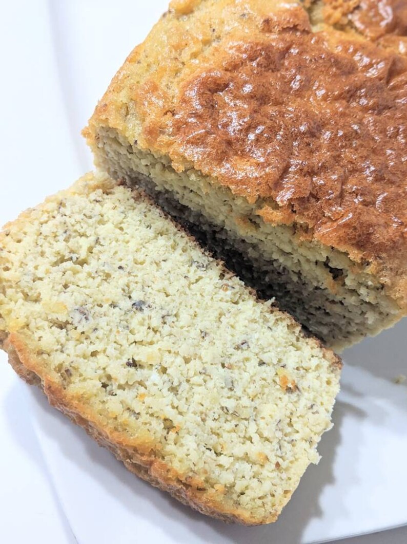 Keto Banana Bread Loaf Lowcarb Diabetic & Ketogenic Etsy