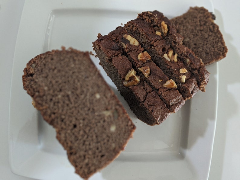 Keto Banana Nut Pound Cake 16 Serv 2.5 Net Carbs ea Keto Etsy