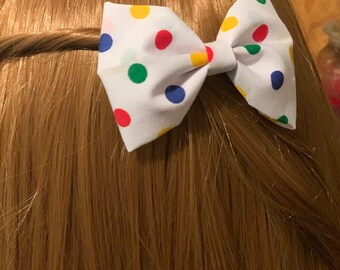 PERSONALISED BOW TIE TOP BOYS SCHOOL 10/%TO CHILDREN IN NEED T-SHIRT SPOTTED KIDS