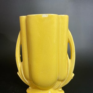 Vintage Yellow Bud Vase