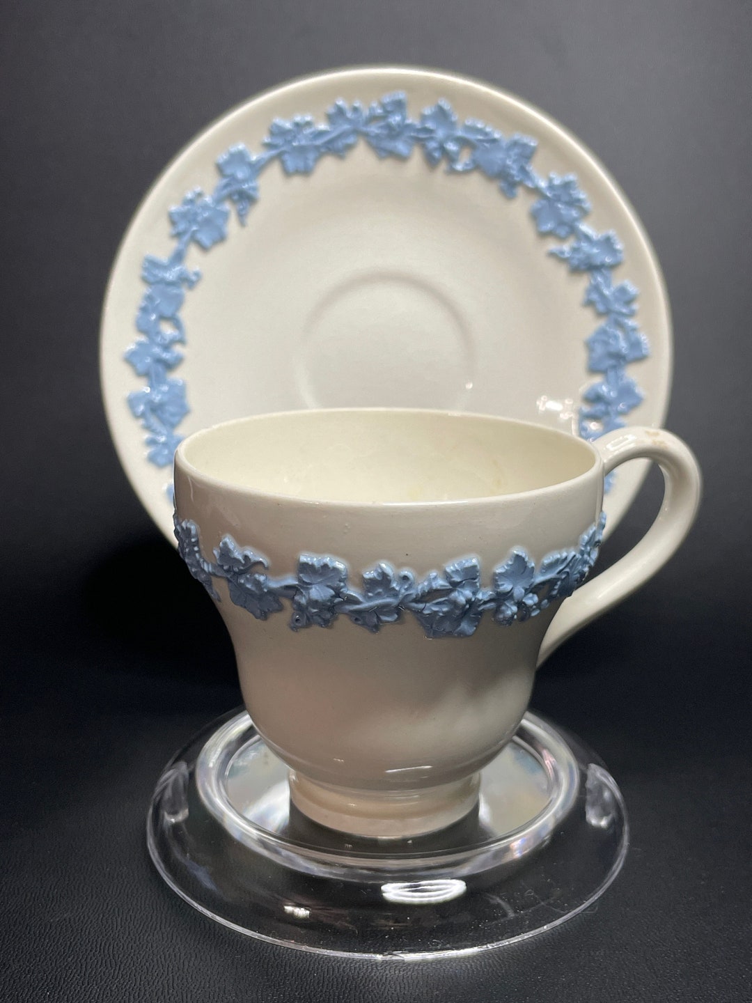 Wedgwood Queensware Tea Cup & Saucer Set Etsy