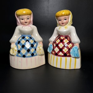 Large Napco Lady Salt & Pepper Ladies