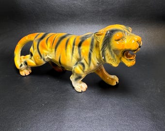 Vintage Tiger Statue