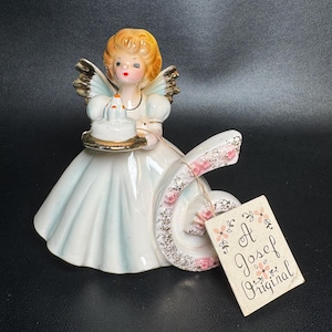 6th Year Josef Originals Birthday Angel Figurine