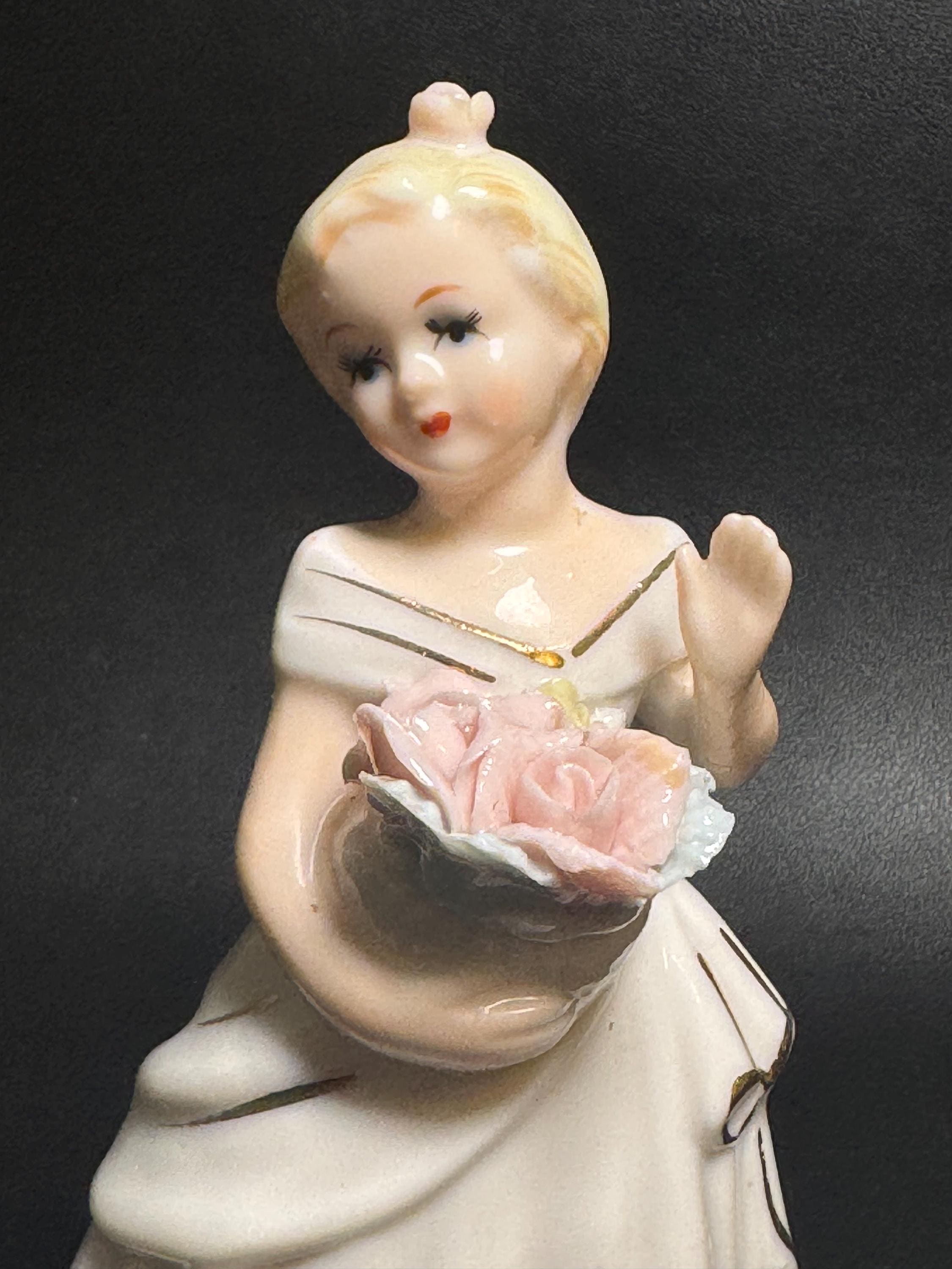 Vintage Girl Figurine