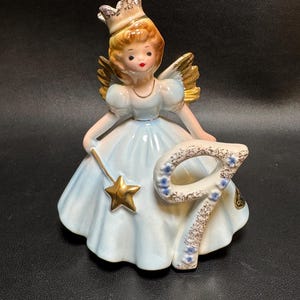 9th Year Josef Originals Birthday Angel Figurine