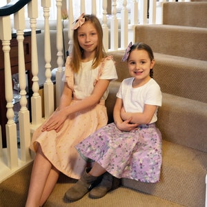 Ava Circle Skirt KIDS size Digital Sewing Pattern - Women's Missy & Curvy Plus Sizes - Vintage inspired sewing pattern - full circle skirt