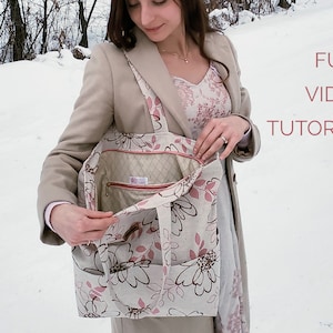 The Primrose Tote Bag Sewing Pattern - Digital PDF Download