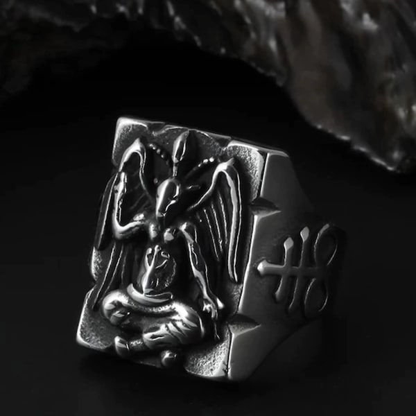 Baphomet Ring Stainless Steel Ring