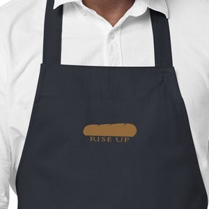 Rise Up Premium Embroidered Organic Cotton Apron