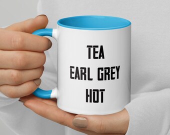 Earl Gray Mug with Color Inside