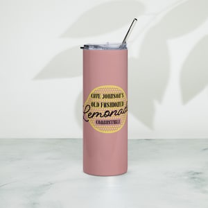 Cave Johnson&#39;s Old Fashioned Combustible Lemonade Stainless Steel Tumbler