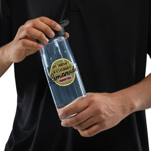 Cave Johnson&#39;s Combustible Lemonade Sports water bottle