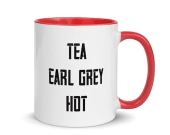 Tea Earl Gray Hot Mug with Color Inside