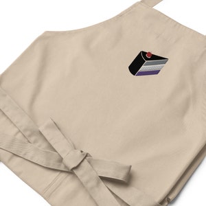Ace Cake Embroidered Organic cotton apron