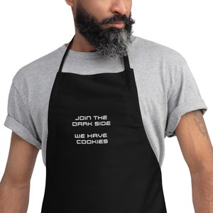 Join the Dark Side Embroidered Apron