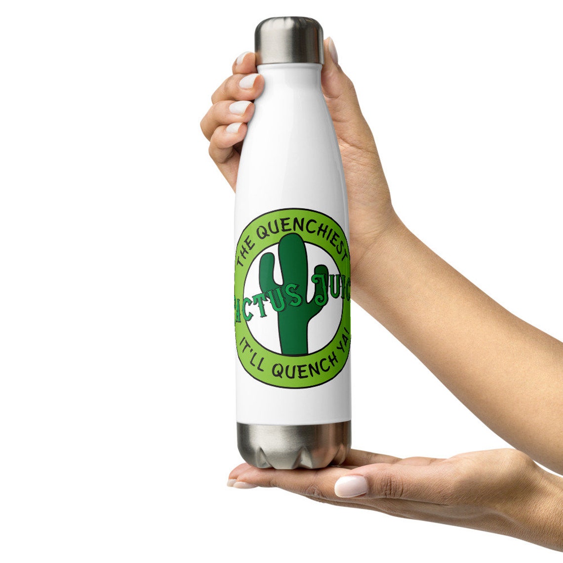 Cactus Juice Stainless Steel Water Bottle Etsy