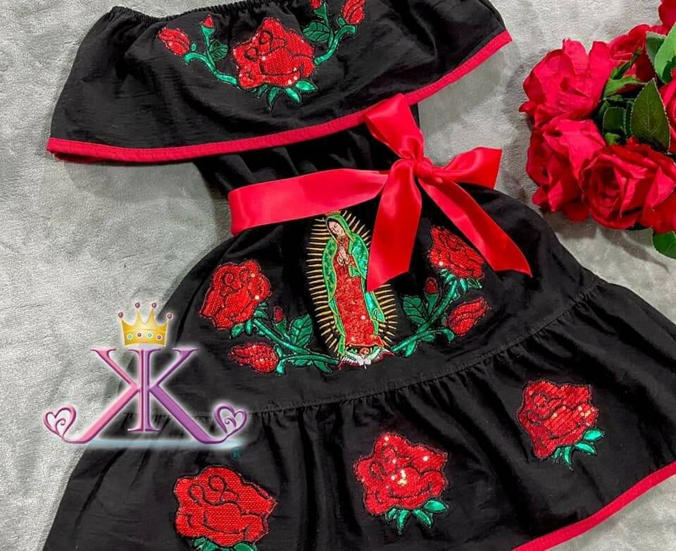 Vestido de virgen de Guadalupe. Nuestra Señora de Guadalupe | Etsy España