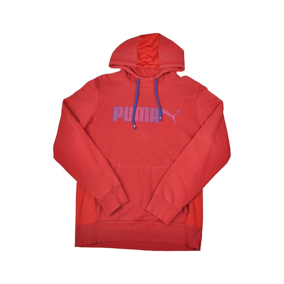 Red puma hoodie clearance