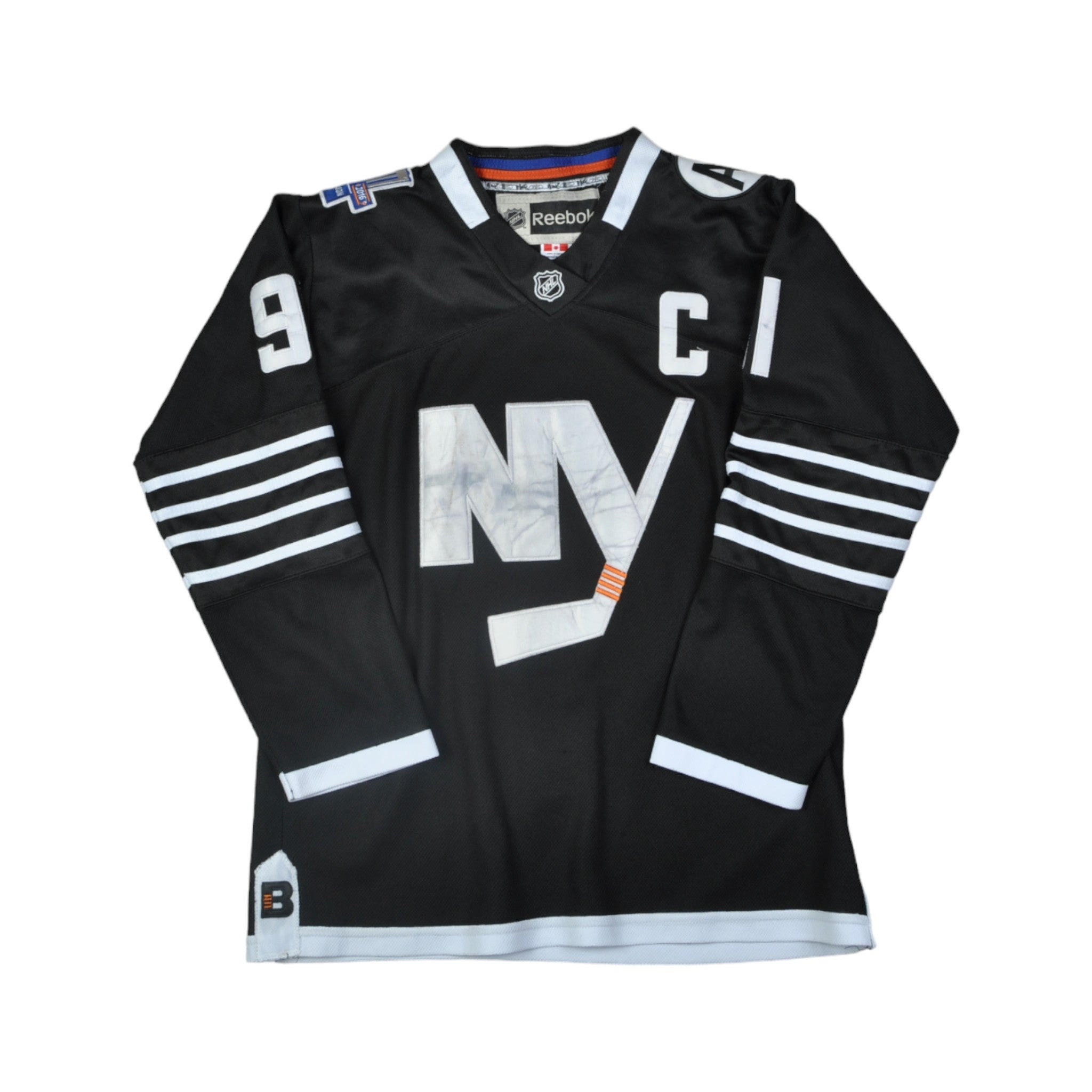 Nhl Jersey Islanders Black Shirt Vintage Reebok New York Islanders