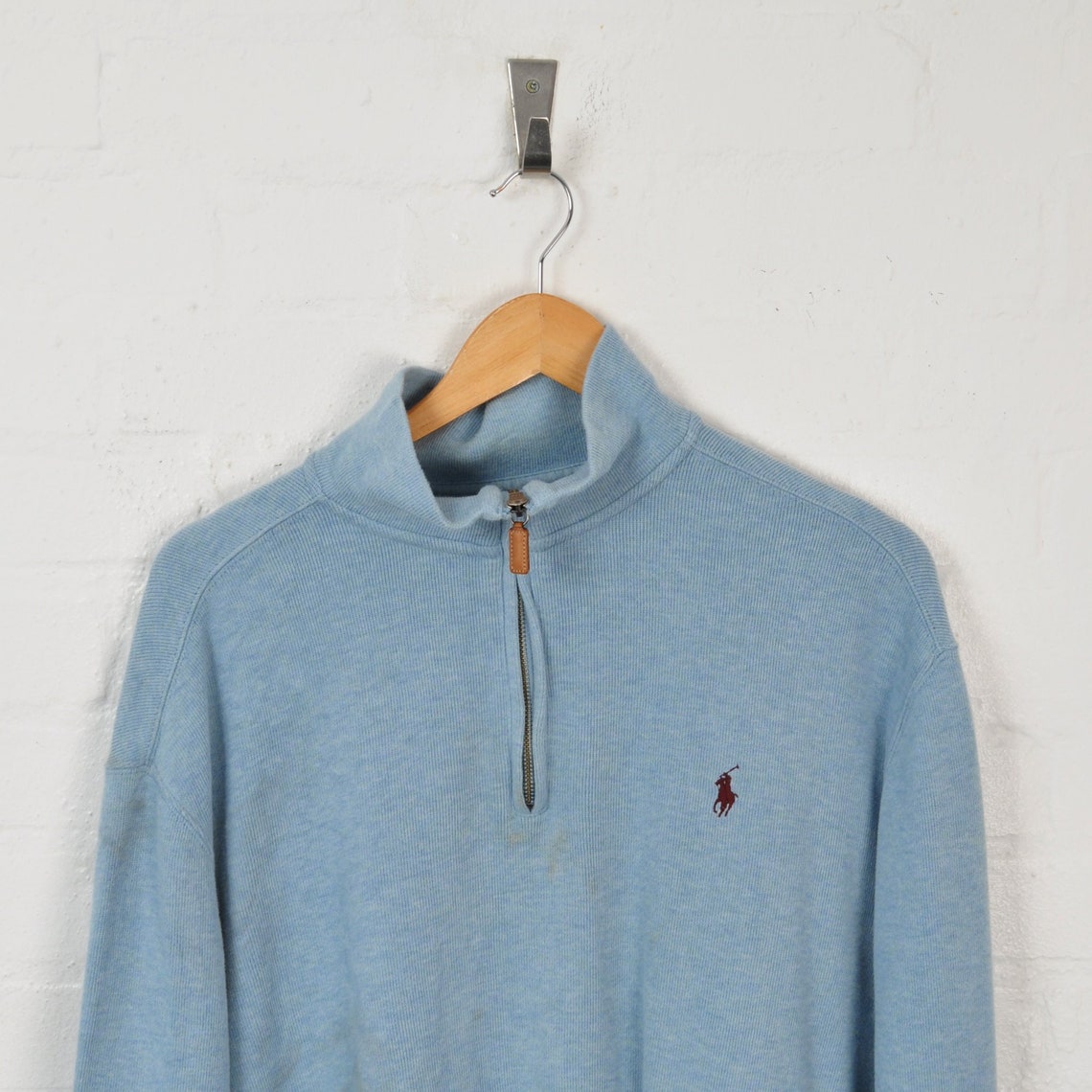 1 Brand Vintage Polo Ralph Lauren 1/4 Zip Sweater Colour | Etsy