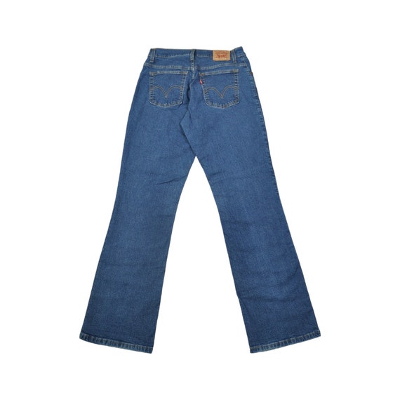 Vintage Levi's 330 Relaxed Boot Cut Jeans Blue Wash Denim
