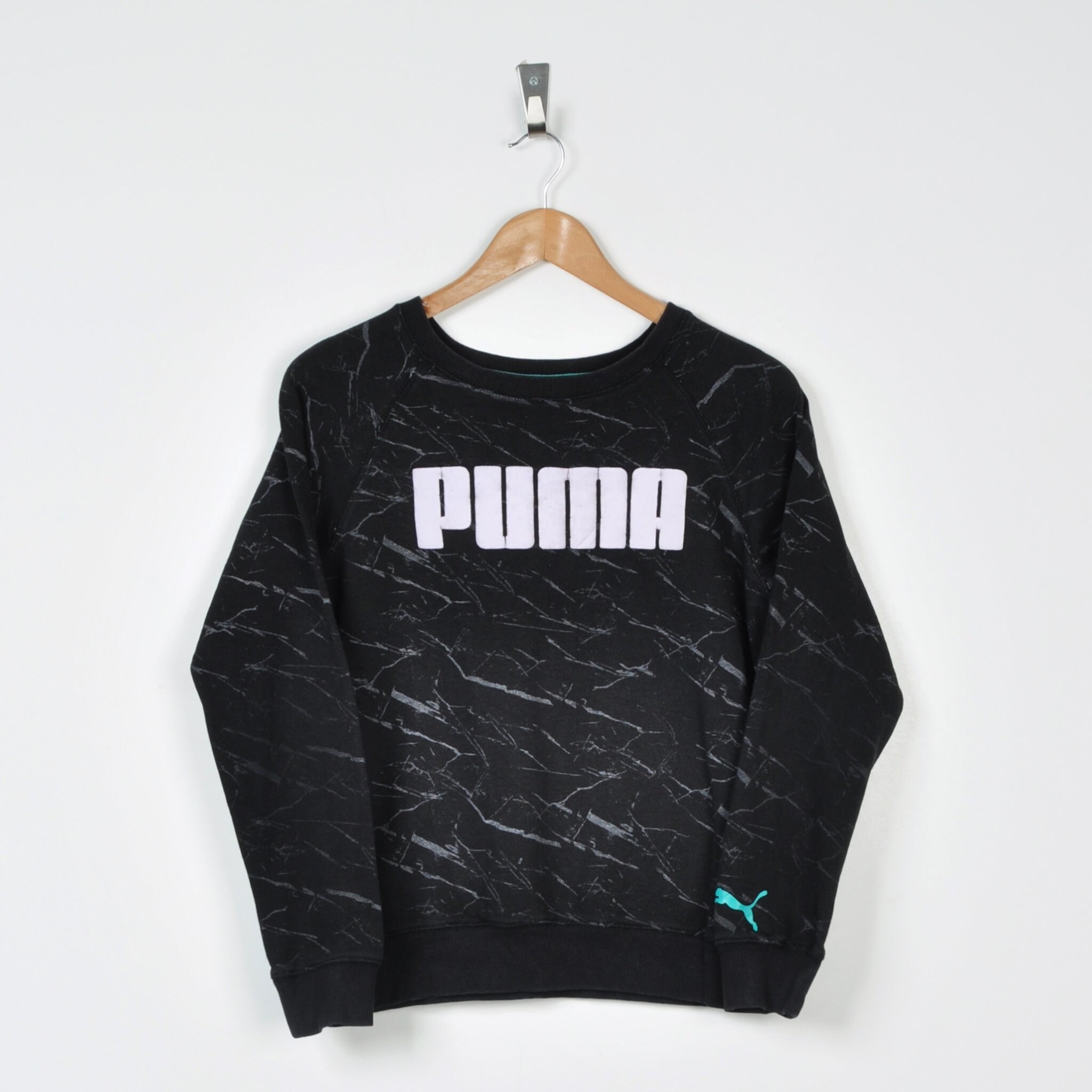 Vintage Puma Sweater Black Ladies Large | Etsy